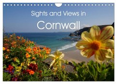 Sights and Views in Cornwall (Wall Calendar 2024 DIN A4 landscape), CALVENDO 12 Month Wall Calendar