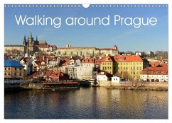 Walking around Prague (Wall Calendar 2024 DIN A3 landscape), CALVENDO 12 Month Wall Calendar