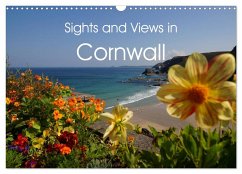 Sights and Views in Cornwall (Wall Calendar 2024 DIN A3 landscape), CALVENDO 12 Month Wall Calendar