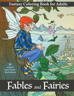 Fables and Fairies - Fantasy coloring book for adults - Pastelle, Lola