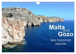 Malta and Gozo two historical islands (Wall Calendar 2024 DIN A4 landscape), CALVENDO 12 Month Wall Calendar - Goldinger, Roman