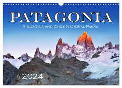 Patagonia, Argentina and Chile National Parks (Wall Calendar 2024 DIN A3 landscape), CALVENDO 12 Month Wall Calendar - Bilkova, Helena