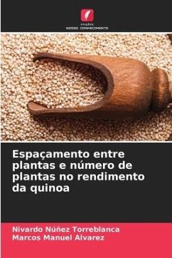 Espaçamento entre plantas e número de plantas no rendimento da quinoa - Núñez Torreblanca, Nivardo;Manuel Alvarez, Marcos