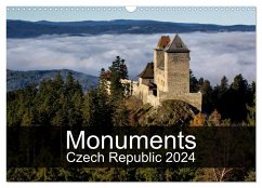 Monuments of Czech Republic 2024 (Wall Calendar 2024 DIN A3 landscape), CALVENDO 12 Month Wall Calendar