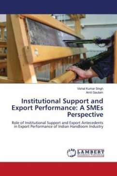 Institutional Support and Export Performance: A SMEs Perspective