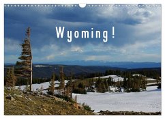 Wyoming! / UK-Version (Wall Calendar 2024 DIN A3 landscape), CALVENDO 12 Month Wall Calendar