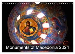 Monuments of Macedonia 2024 (Wall Calendar 2024 DIN A4 landscape), CALVENDO 12 Month Wall Calendar - Wallroth, Sebastian