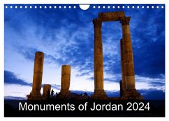 Monuments of Jordan 2024 (Wall Calendar 2024 DIN A4 landscape), CALVENDO 12 Month Wall Calendar