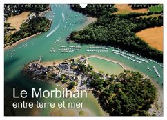 Le Morbihan entre terre et mer (Calendrier mural 2024 DIN A3 vertical), CALVENDO calendrier mensuel