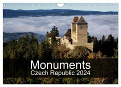 Monuments of Czech Republic 2024 (Wall Calendar 2024 DIN A4 landscape), CALVENDO 12 Month Wall Calendar