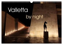 Valletta by night (Wall Calendar 2024 DIN A3 landscape), CALVENDO 12 Month Wall Calendar