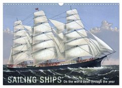 Sailing Ships (UK Version) (Wall Calendar 2024 DIN A3 landscape), CALVENDO 12 Month Wall Calendar