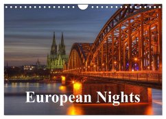 European Nights / UK Version (Wall Calendar 2024 DIN A4 landscape), CALVENDO 12 Month Wall Calendar