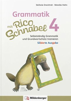 Grammatik mit Rico Schnabel, Klasse 4 - silbierte Ausgabe - Drecktrah, Stefanie;Hahn, Mareike
