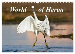 World of Heron (Wall Calendar 2024 DIN A3 landscape), CALVENDO 12 Month Wall Calendar