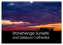 Stonehenge Sunsets & Salisbury Cathedral (Wall Calendar 2024 DIN A3 landscape), CALVENDO 12 Month Wall Calendar