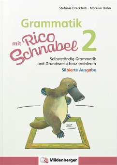 Grammatik mit Rico Schnabel, Klasse 2 - silbierte Ausgabe - Drecktrah, Stefanie;Hahn, Mareike