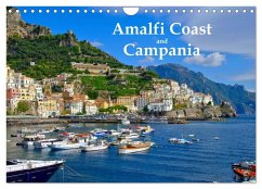 Amalfi Coast and Campania (Wall Calendar 2024 DIN A4 landscape), CALVENDO 12 Month Wall Calendar - LianeM, LianeM