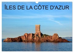 Îles de la Côte d'Azur (Calendrier mural 2024 DIN A3 vertical), CALVENDO calendrier mensuel