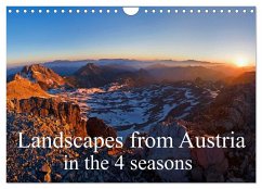 Landscapes from Austria in the 4 seasons (Wall Calendar 2024 DIN A4 landscape), CALVENDO 12 Month Wall Calendar - Kramer, Christa
