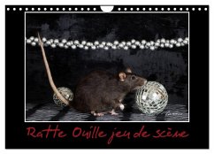 Ratte Ouille jeu de scène (Calendrier mural 2024 DIN A4 vertical), CALVENDO calendrier mensuel - Mahevo, Kathy