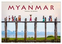 Myanmar - Travels in Burma (Wall Calendar 2024 DIN A3 landscape), CALVENDO 12 Month Wall Calendar