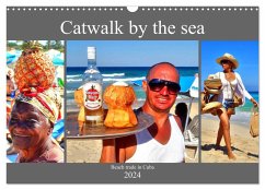 Catwalk by the sea - Beach trade in Cuba (Wall Calendar 2024 DIN A3 landscape), CALVENDO 12 Month Wall Calendar