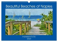 Beautiful Beaches Of Naples (Wall Calendar 2024 DIN A3 landscape), CALVENDO 12 Month Wall Calendar