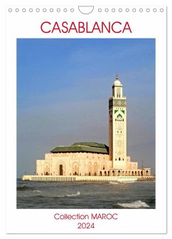 Collection MAROC CASABLANCA (Calendrier mural 2024 DIN A4 horizontal), CALVENDO calendrier mensuel