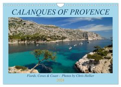 Calanques of Provence - Fiords, Coves and Coast (Wall Calendar 2024 DIN A4 landscape), CALVENDO 12 Month Wall Calendar