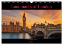 Landmarks of London (Wall Calendar 2024 DIN A3 landscape), CALVENDO 12 Month Wall Calendar