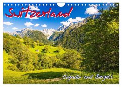 Switzerland - Engadin and Bergell (Wall Calendar 2024 DIN A4 landscape), CALVENDO 12 Month Wall Calendar