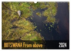 Botswana from above (Wall Calendar 2024 DIN A3 landscape), CALVENDO 12 Month Wall Calendar