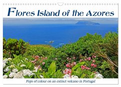 Flores Island of the Azores - on an extinct volcano in Portugal (Wall Calendar 2024 DIN A3 landscape), CALVENDO 12 Month Wall Calendar - Thiem-Eberitsch, Jana