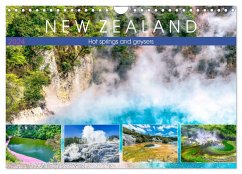 New Zealand - Hot springs and geysers (Wall Calendar 2024 DIN A4 landscape), CALVENDO 12 Month Wall Calendar - Meyer, Dieter