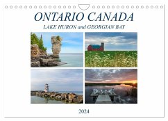 Ontario Canada, Lake Huron and Georgian Bay (Wall Calendar 2024 DIN A4 landscape), CALVENDO 12 Month Wall Calendar