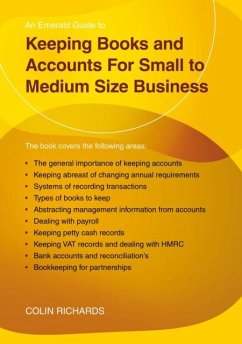 Cover Keeping Books And Accounts For Small To Medium Size Business