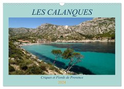 Les Calanques - Criques et fiords de Provence (Calendrier mural 2024 DIN A3 vertical), CALVENDO calendrier mensuel