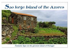 Sao Jorge Island of the Azores - fantastic fajas on the greenest island of Portugal (Wall Calendar 2024 DIN A3 landscape), CALVENDO 12 Month Wall Calendar