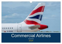 Commercial Airlines (Wall Calendar 2024 DIN A3 landscape), CALVENDO 12 Month Wall Calendar