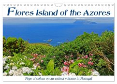 Flores Island of the Azores - on an extinct volcano in Portugal (Wall Calendar 2024 DIN A4 landscape), CALVENDO 12 Month Wall Calendar - Thiem-Eberitsch, Jana