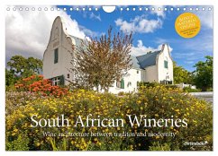 South African Wineries, wine architecture between tradition and modernity (Wall Calendar 2024 DIN A4 landscape), CALVENDO 12 Month Wall Calendar
