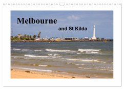 Melbourne and St Kilda (Wall Calendar 2024 DIN A3 landscape), CALVENDO 12 Month Wall Calendar
