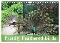 Prettily Feathered Birds (Wall Calendar 2024 DIN A4 landscape), CALVENDO 12 Month Wall Calendar