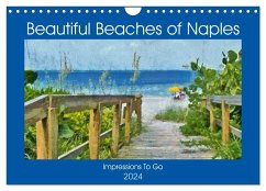 Beautiful Beaches Of Naples (Wall Calendar 2024 DIN A4 landscape), CALVENDO 12 Month Wall Calendar