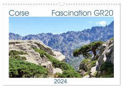Corse - Fascination GR20 (Calendrier mural 2024 DIN A3 vertical), CALVENDO calendrier mensuel
