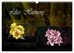Lilies Harmony (Wall Calendar 2024 DIN A3 landscape), CALVENDO 12 Month Wall Calendar