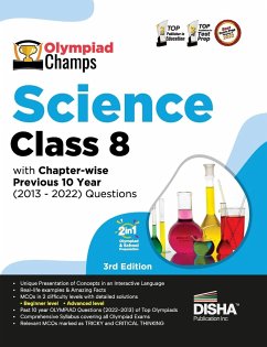 Olympiad Champs Science Class 8 with Chapter-wise Previous 10 Year (2013 - 2022) Questions 5th Edition   Complete Prep Guide with Theory, PYQs, Past & Practice Exercise   - Disha Experts