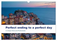 Perfect ending to a perfect day in Cinque Terre and Portovenere (Wall Calendar 2024 DIN A3 landscape), CALVENDO 12 Month Wall Calendar