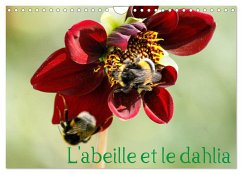 L'abeille et le dahlia (Calendrier mural 2024 DIN A4 vertical), CALVENDO calendrier mensuel
